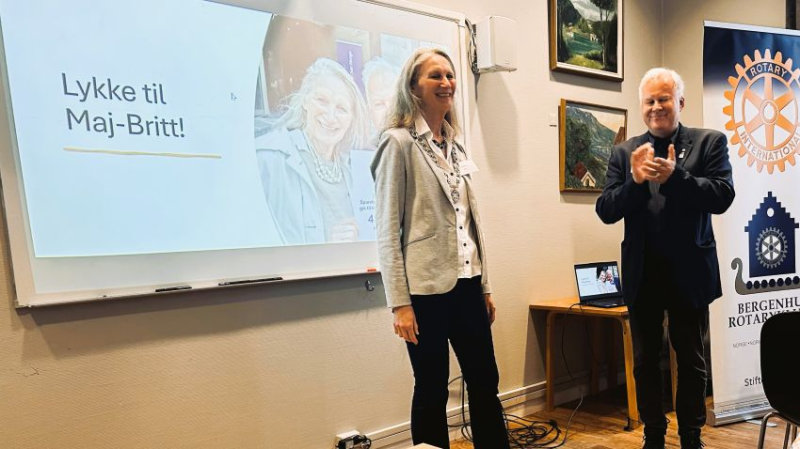 Presidentskifte i Bergenhus!