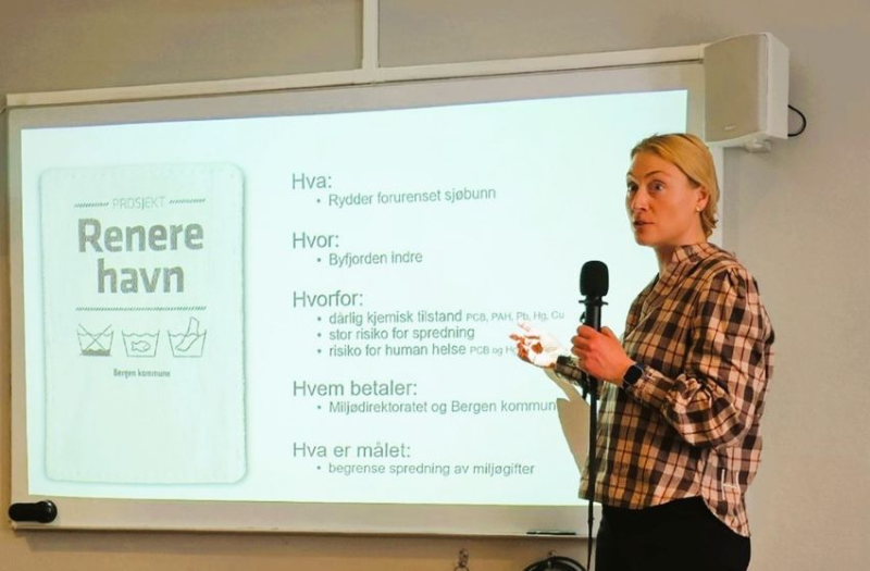 Havnen blir renere forteller Anne Christine Knag!