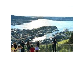 Blåtur til Fløyen i strålende sommervær!